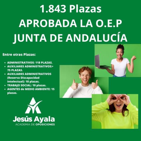 1 843 Plazas Aprobada La Oferta De Empleo Publico 2 022 De La Junta De