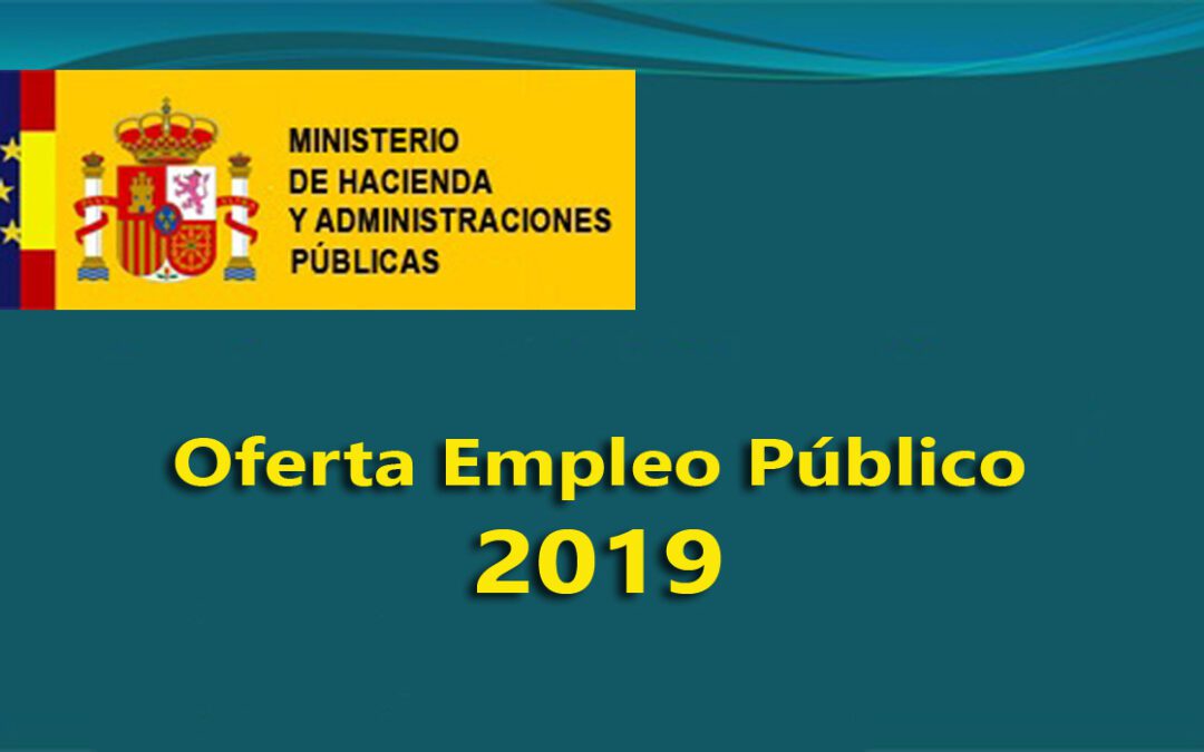 Se prepara una gran oferta de empleo público 2019 del Estado.