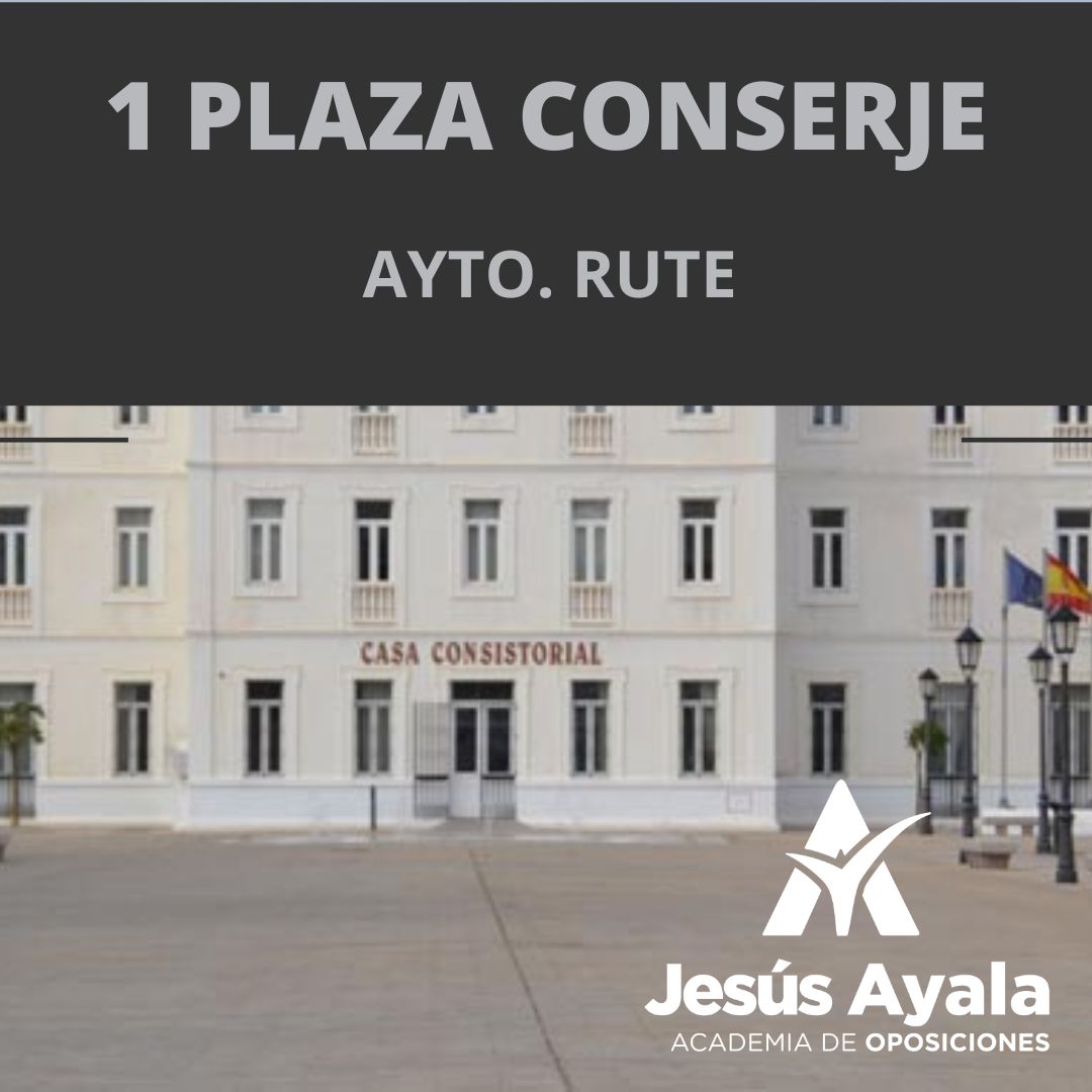 Plaza Conserje Rute