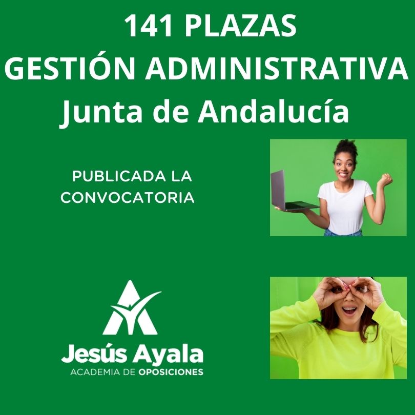 141 PLAZAS GESTIÓN ADMINISTRATIVA Junta de Andalucía