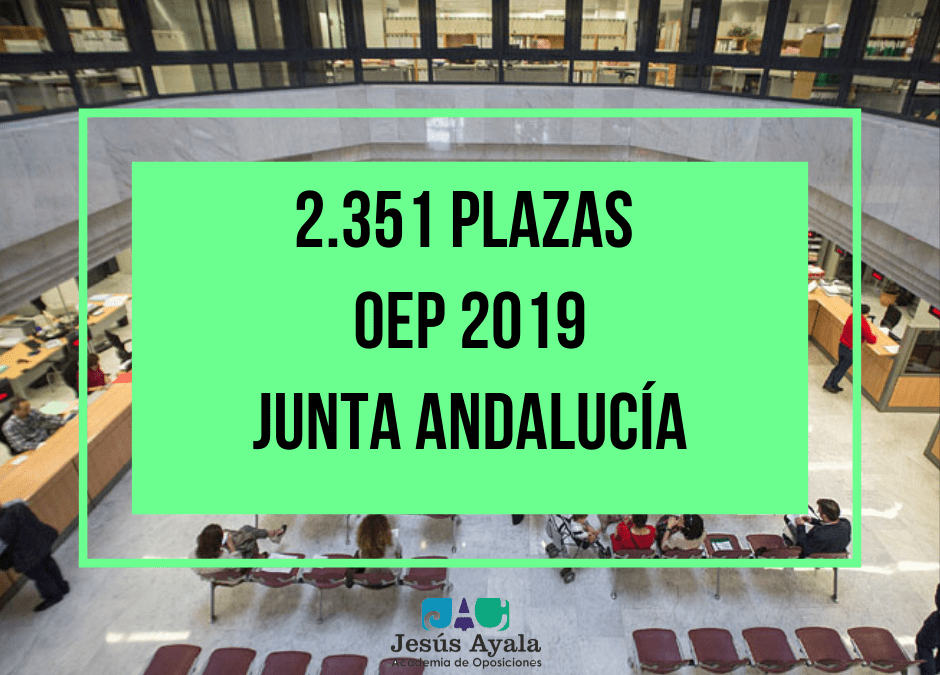 La Junta anuncia una convocatoria de 2.351 plazas para la OEP 2019