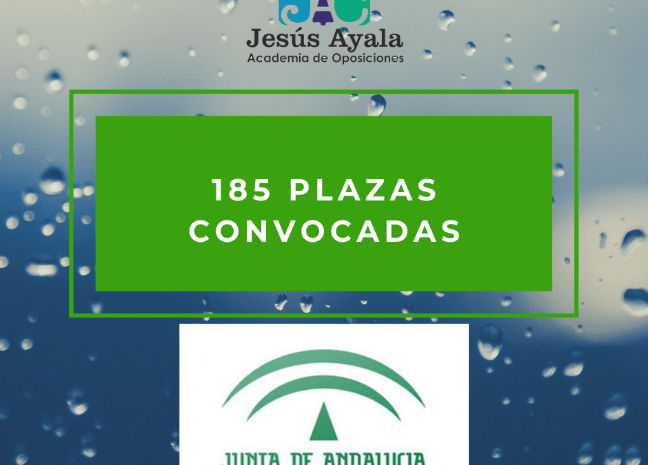 Abierta convocatoria 185 plazas Junta de Andalucía