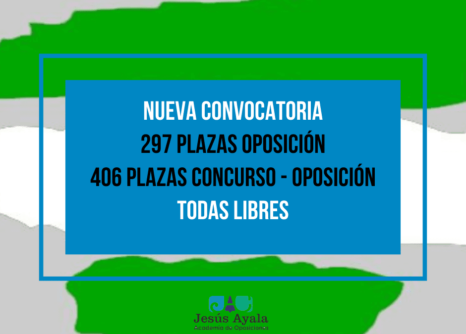 Convocadas otras 703 plazas para la Junta de Andalucía.