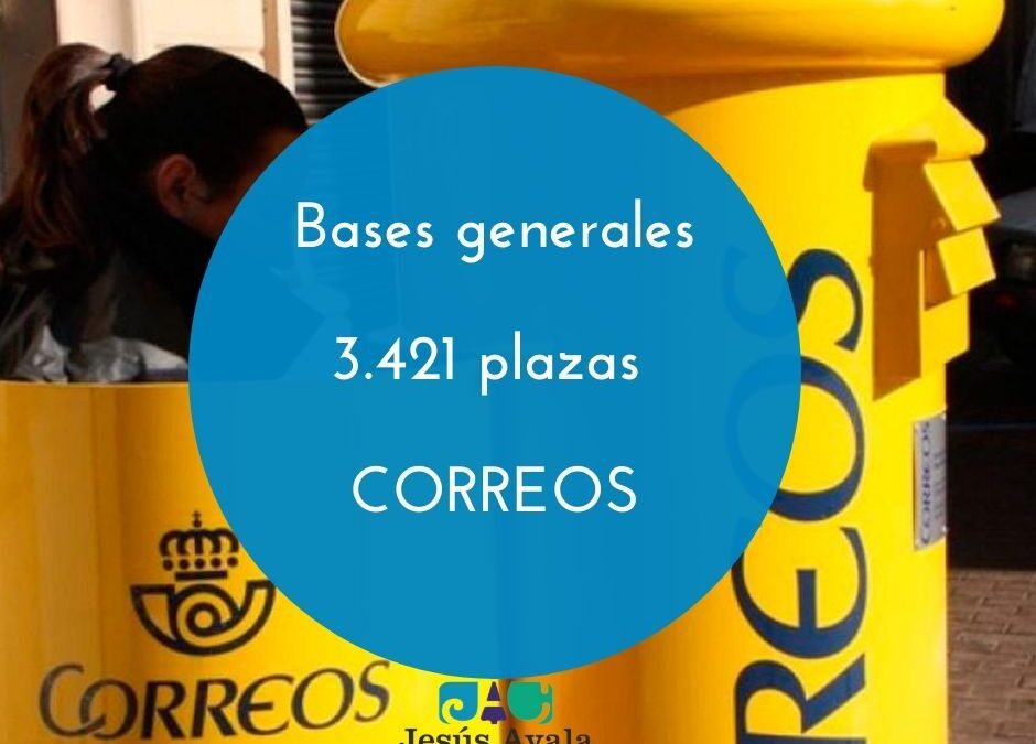 Novedades oposiciones Correos 2020 – 3.421 plazas