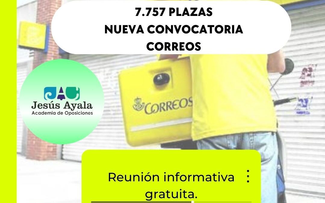 Charla informativa oposiciones Correos – 7.757 plazas para 2023
