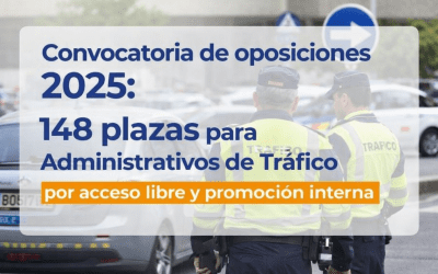 Convocatoria de oposiciones 2025: 148 plazas para Administrativos de Tráfico por acceso libre y promoción interna