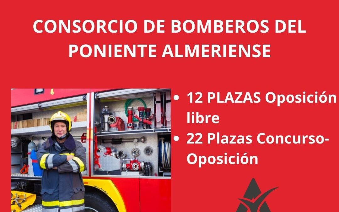 Convocadas 34 plazas de Bombero- Conductor en Almería