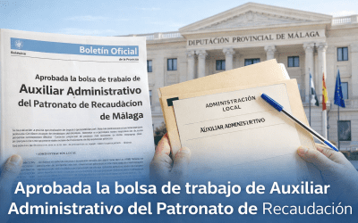 Aprobada la bolsa de trabajo de Auxiliar Administrativo del Patronato de Recaudación de Málaga