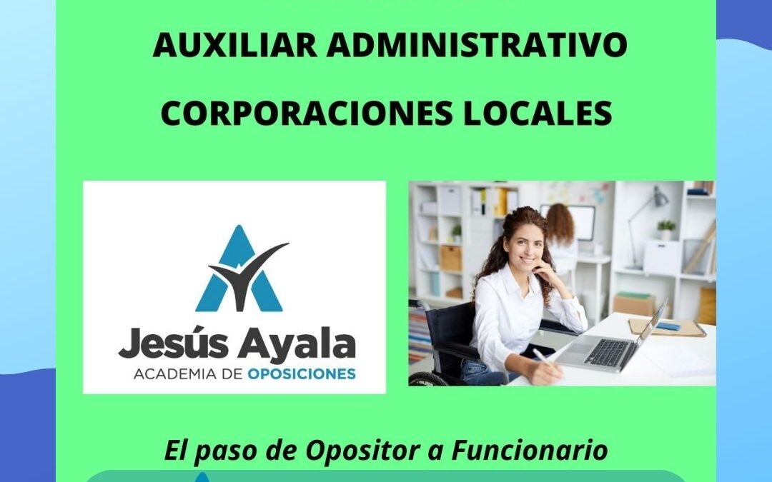 Convocadas 2 plazas de Auxiliar Administrativo en Loja (Granada)