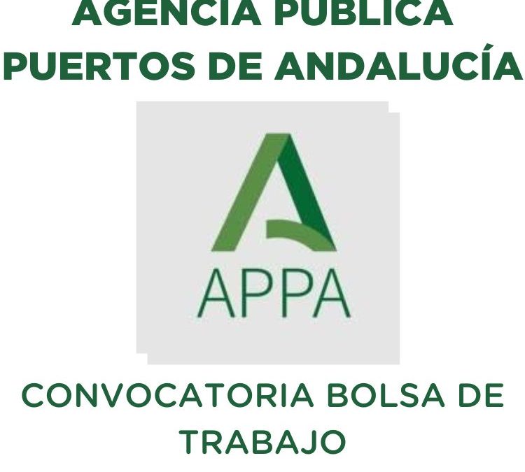 Convocatoria Bolsa de Trabajo en Puertos de Andalucía