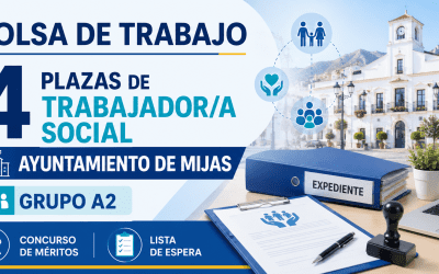 Bolsa de trabajo para 4 plazas de Trabajador/a Social en el Ayuntamiento de Mijas