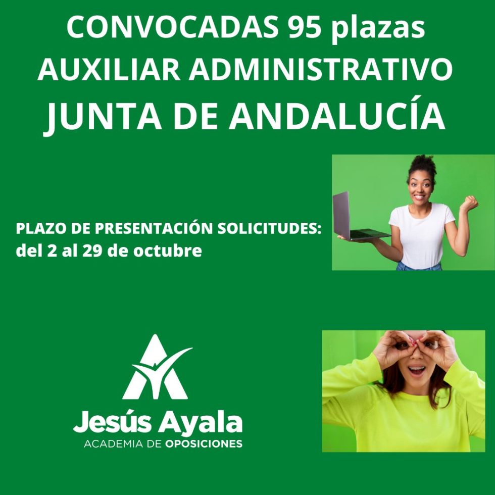 Convocatoria Auxiliares Administrativos Junta De Andaluc A Plazas