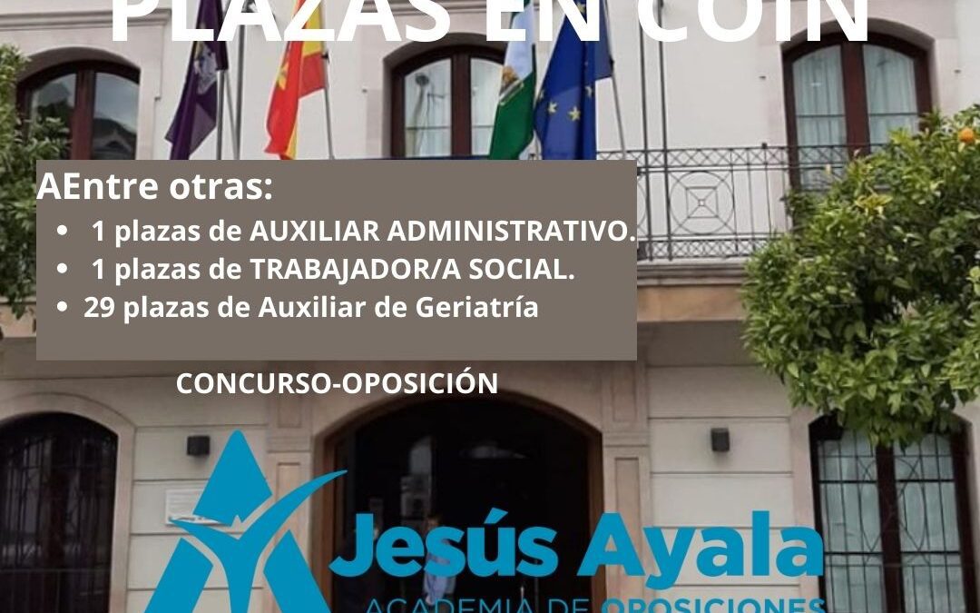 Convocadas Plazas en Coín (Málaga)