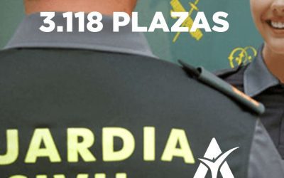Abierta la convocatoria de oposiciones para el ingreso en la Guardia Civil: 3118 plazas disponibles