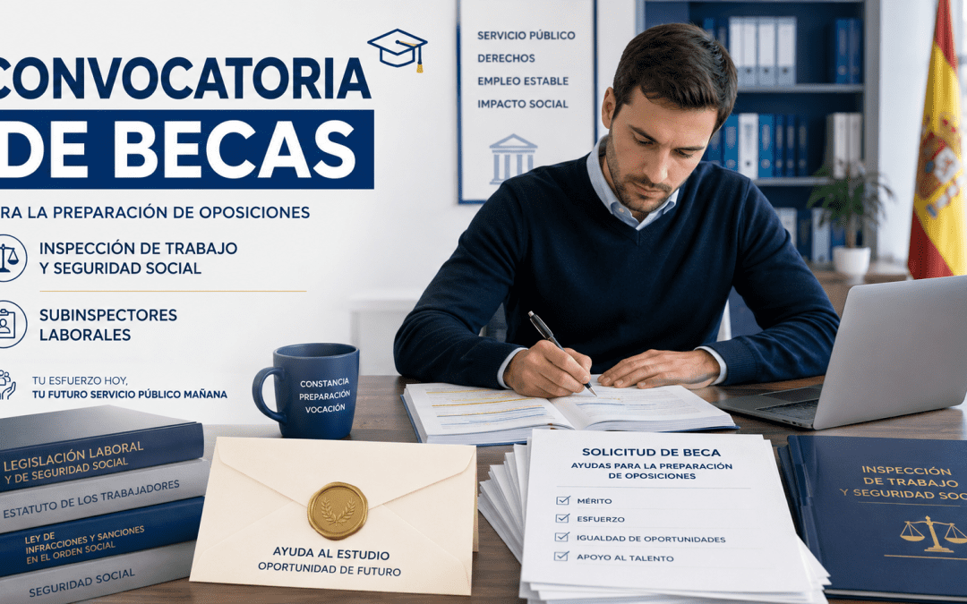 Convocadas 50 becas de 12.000 euros para preparar oposiciones a Inspección de Trabajo