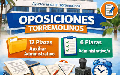Convocatoria de oposiciones de 6 plazas de Administrativo y 12 plazas de Auxiliar Administrativo en el Ayuntamiento de Torremolinos
