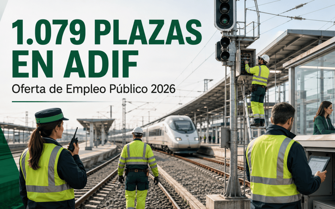 Convocatoria de oposiciones para 1.079 plazas de personal operativo en ADIF