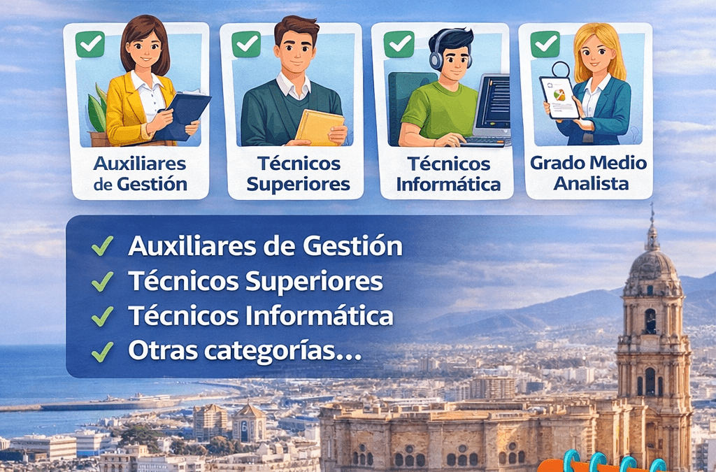 Convocatoria de oposiciones para 32 plazas en la Diputación de Málaga (Patronato de Recaudación)