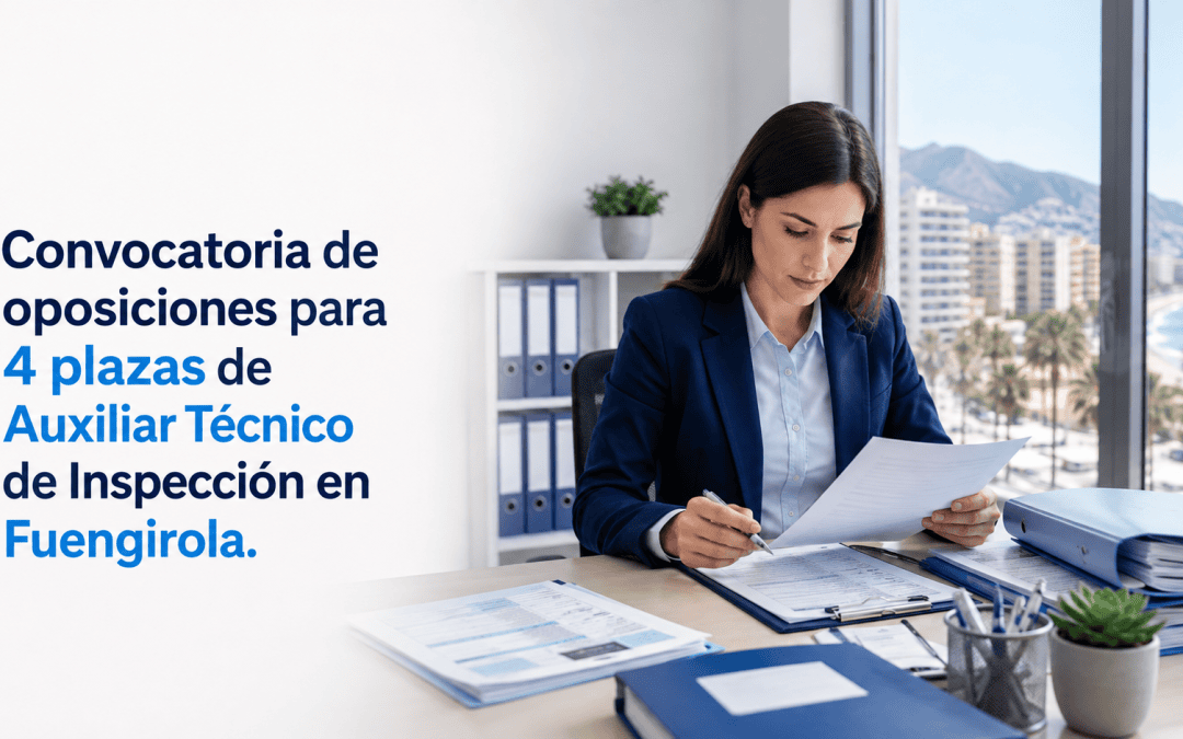 Convocatoria de oposiciones para 4 plazas de Auxiliar Técnico de Inspección en Fuengirola