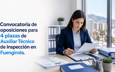 Convocatoria de oposiciones para 4 plazas de Auxiliar Técnico de Inspección en Fuengirola