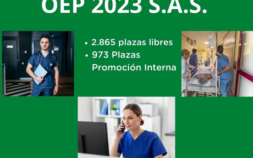 OEP 2.023 SERVICIO ANDALUZ DE SALUD: 3.838 Plazas