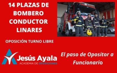 Convocadas 14 Plazas de Bombero Conductor en Linares (Jaén)