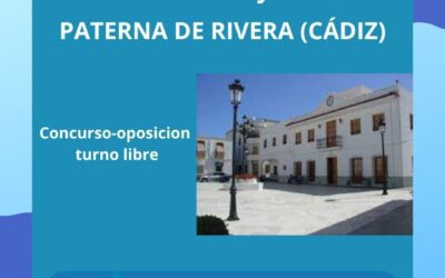 Convocada 1 plaza de Conserje colegio primaria en Paterna de Rivera (Cádiz)