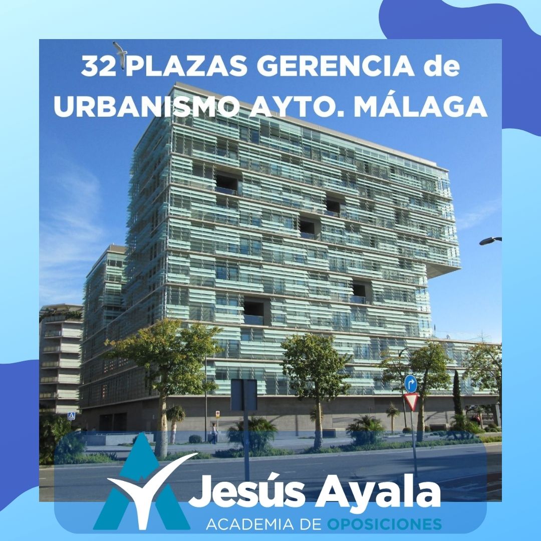 32 plazas Gerencia Urbanismo Málaga