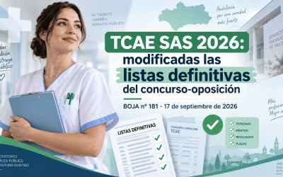 El SAS modifica las listas definitivas de TCAE del concurso-oposición 2022, 2023 y 2024