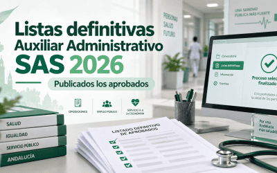 El SAS publica las listas definitivas de aprobados de Auxiliar Administrativo