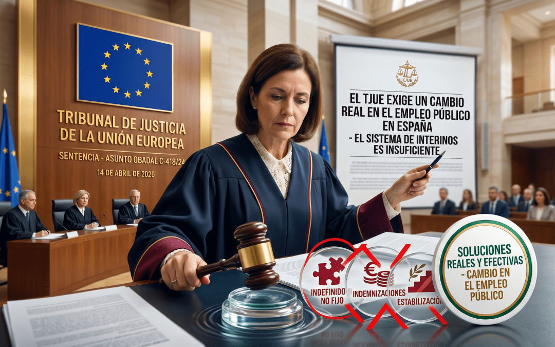 El TJUE tumba el modelo español de interinos: Europa exige cambios reales en el empleo público