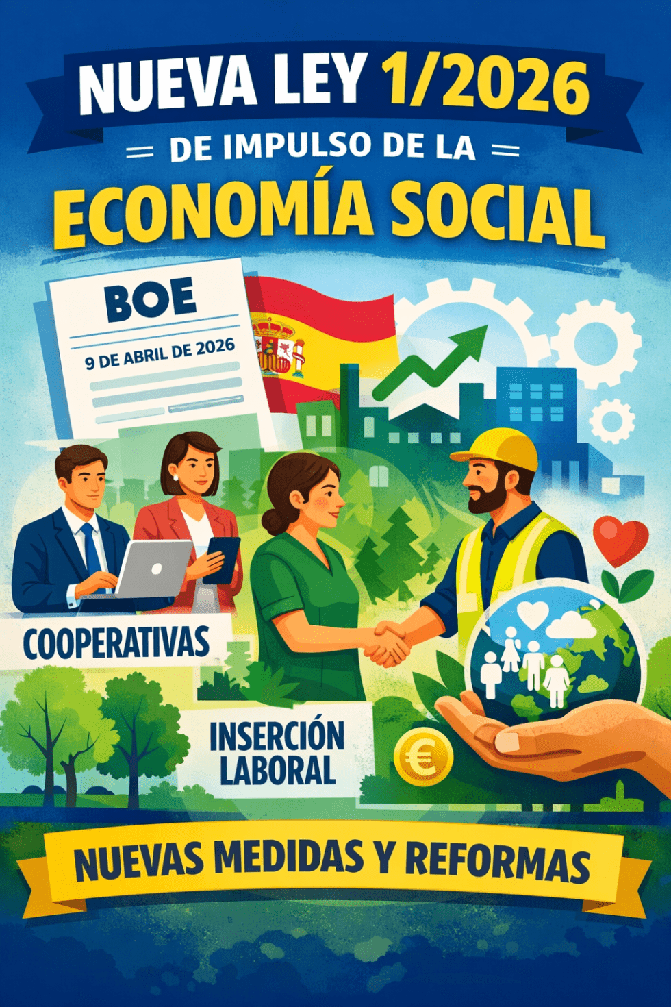 Publicada en el BOE la Ley 1/2026 de impulso de la economía social ...