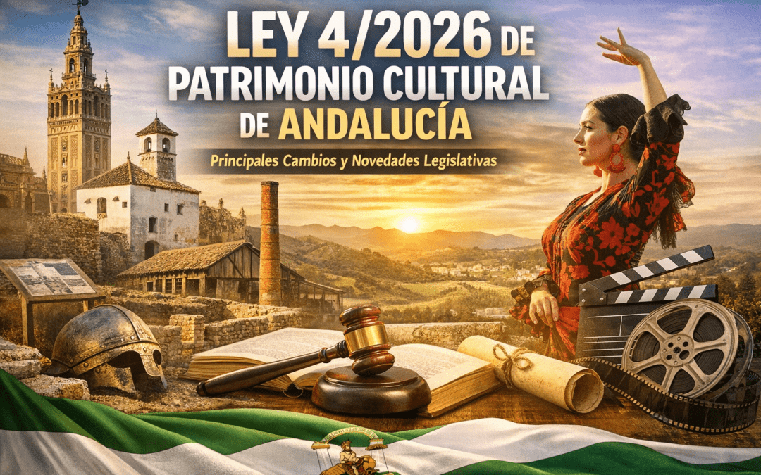 Nueva Ley de Patrimonio Cultural de Andalucía 2026: principales cambios y modificaciones legislativas