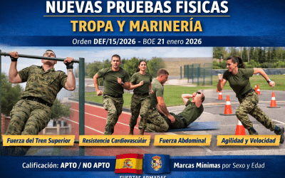Nuevas pruebas físicas para el ingreso en Tropa y Marinería