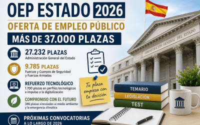 OEP Estado 2026: Oferta de Empleo Público con más de 37.000 plazas