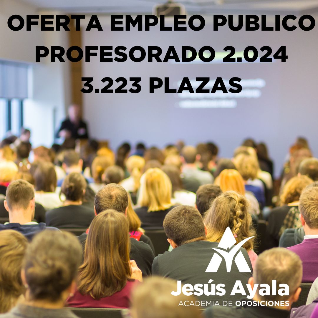 Oferta de Empleo Público Docente 2024 Andalucía: 3.223 plazas