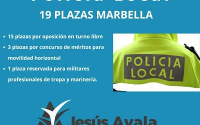 Convocatoria de oposiciones para 19 Plazas de Policía Local en Marbella (Málaga)