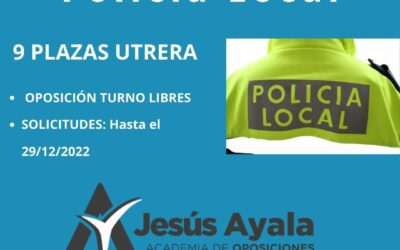 Convocadas 9 Plazas de Policía Local en Utrera ( Sevilla)