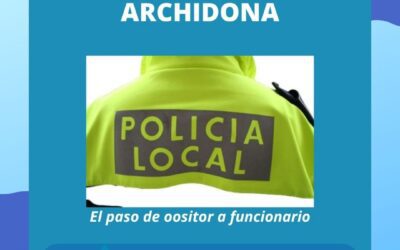Convocadas 5 plazas de Policía Local en Archidona (Málaga)