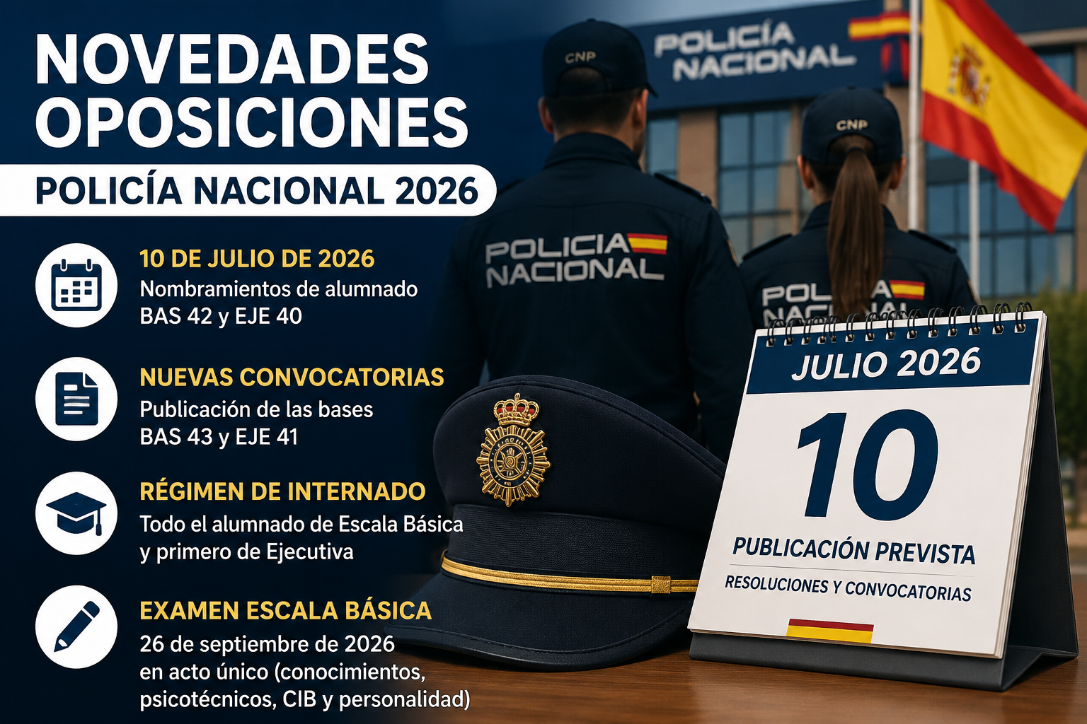 oposiciones Policía Naciona Fecha