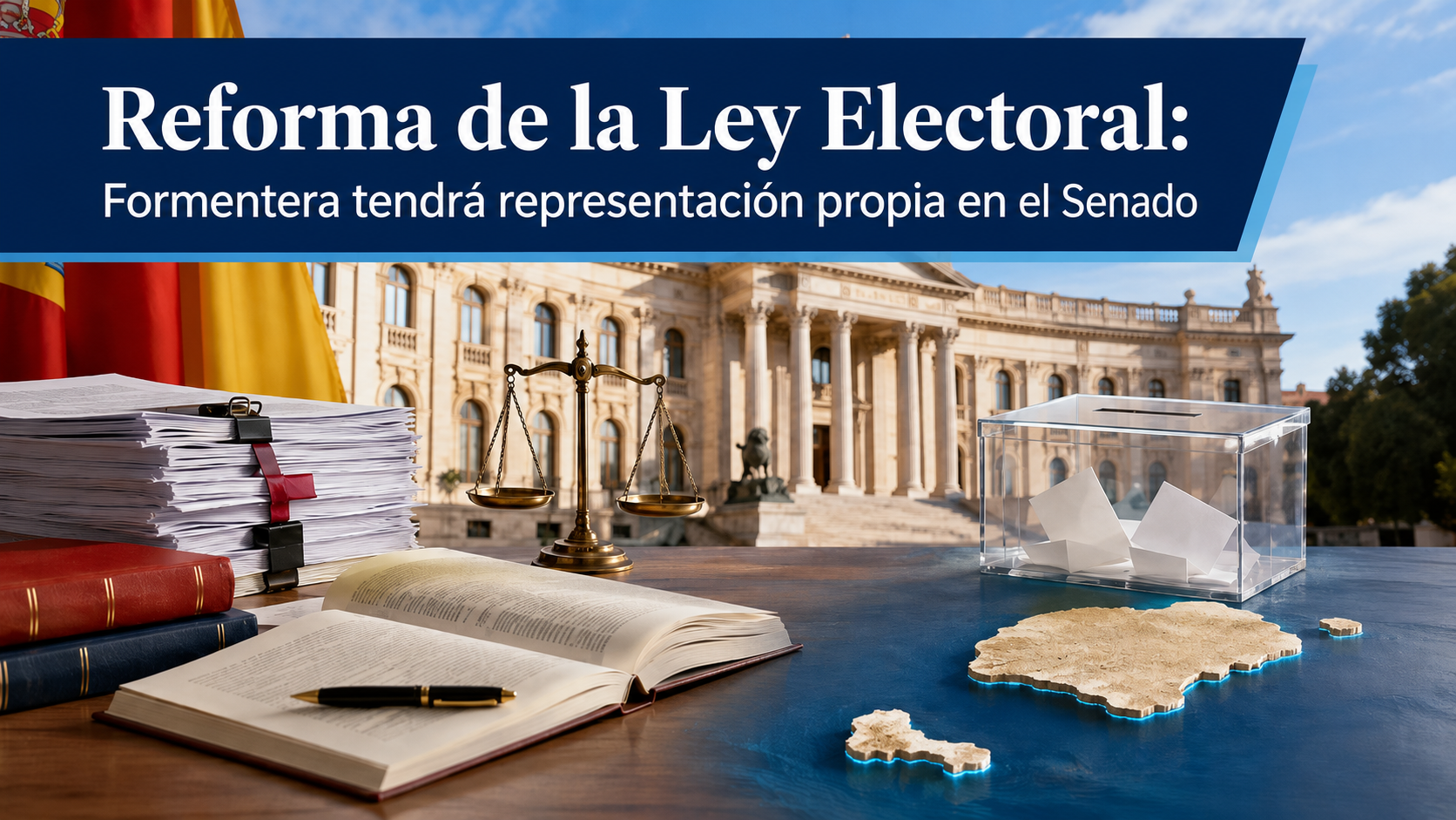 Reforma de la Ley Electoral Formentera tendrá senador propio