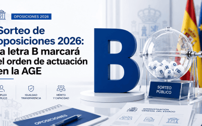 Sorteo de oposiciones 2026: la letra B marcará el orden de actuación en la Administración General del Estado