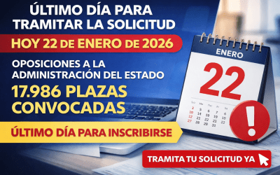 Último día para inscribirse en las oposiciones de la Administración del Estado