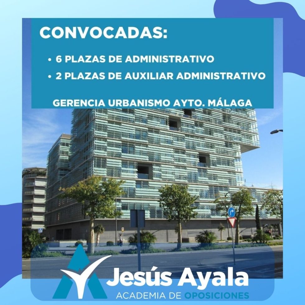 Convocadas 2 plazas de Auxiliar Administrativo y 6 de Administativo en