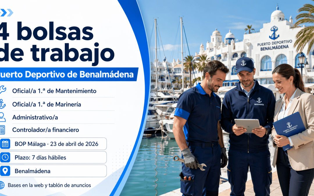 Crean cuatro bolsas de trabajo en el Puerto Deportivo de Benalmádena